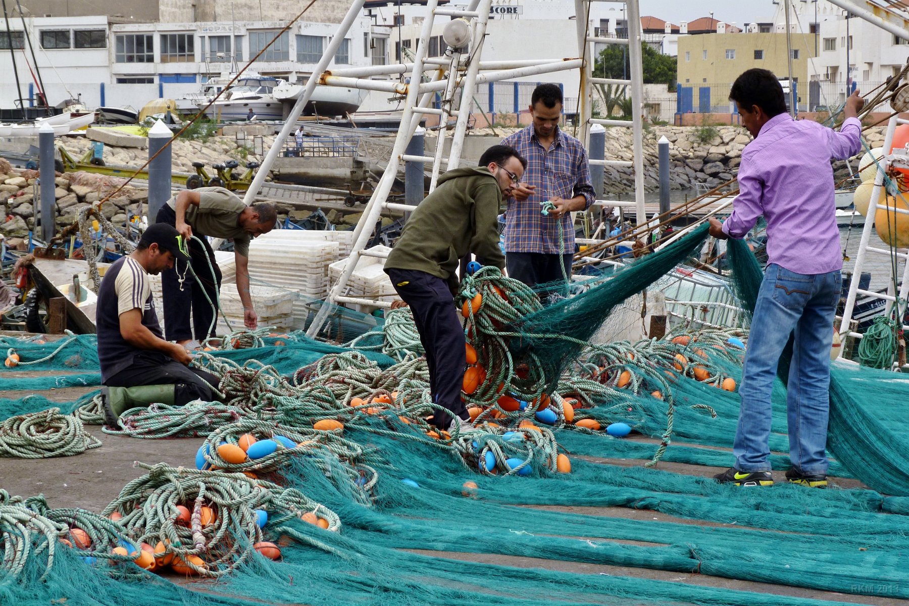 Agadir, Vérification des filets